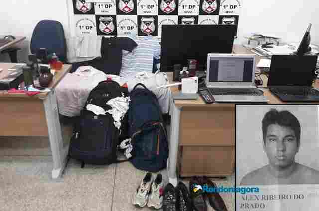 Polícia apreende produtos roubados com apenado que tinha autorização para saídas