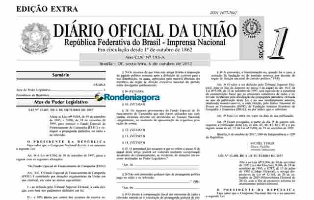 Temer sanciona fundo eleitoral mas veta censura na internet e limite de doação