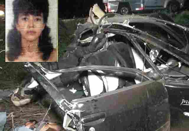 Colisão frontal entre carreta e carro de passeio deixa mulher morta e outro ferido na BR-364