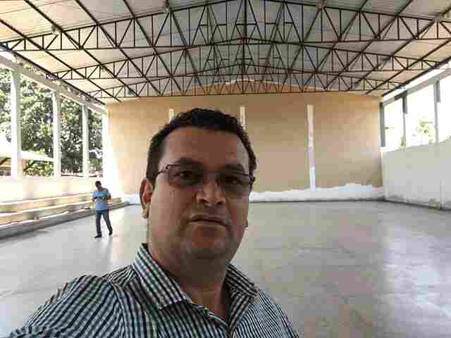 Quadra coberta no Ceeja em Machadinho está em fase conclusiva, afirma Ezequiel Junior