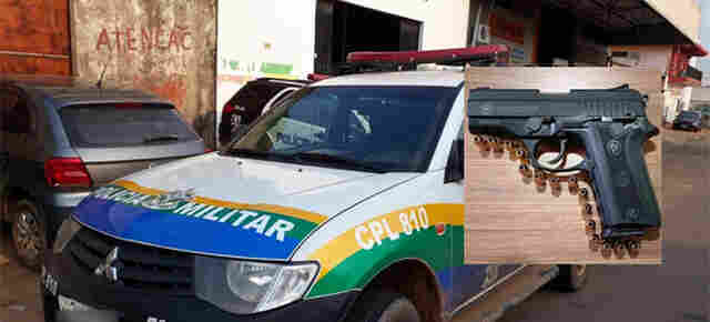 Agente penitenciário é preso por ameaçar populares com arma, fuga e direção perigosa
