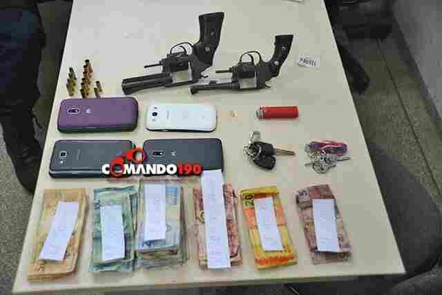 Bando é preso após aterrorizar sitiantes durante roubo em festa; dois são fugitivos de Ariquemes