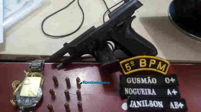 Jovem é preso com pistola e moto furtada em Porto Velho