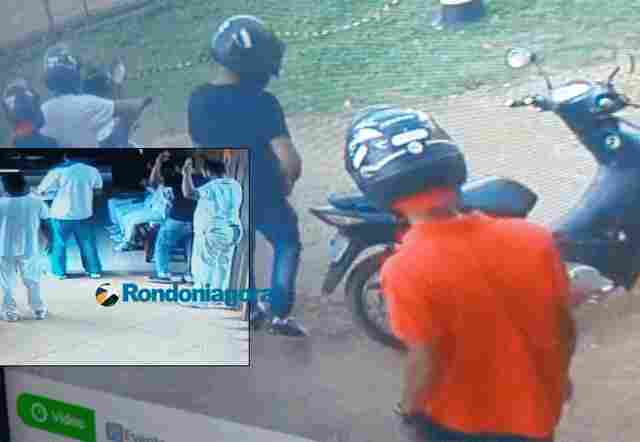 Vídeo mostra quadrilha invadindo e fazendo arrastão no hospital da Fimca; um foi preso