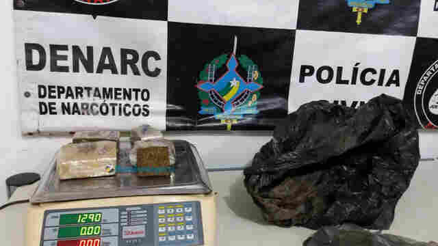 Denarc apreende droga enterrada em quintal de residência na Zona Sul de Porto Velho
