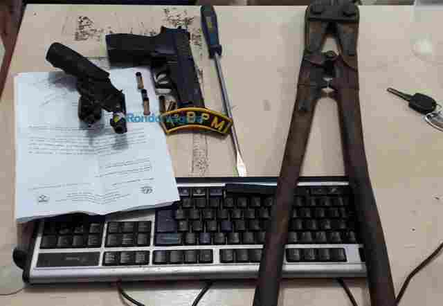 Três são baleados após furtar comércio e trocar tiros com a PM em Porto Velho