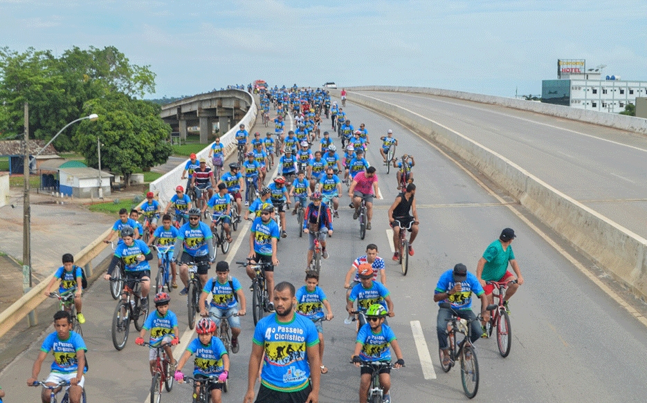 Tradicional passeio ciclístico deve reunir mais de 400 pessoas no aniversário de Ji-Paraná