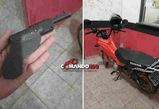 Menor e comparsa suspeitos de vários roubos são detidos tentando fugir para cidade vizinha