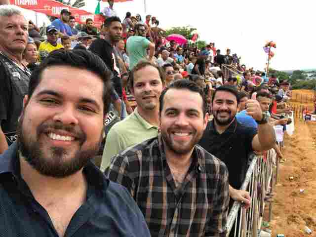 Jean e Márcio Oliveira prestigiam a disputa da 2ª Copa Limero de Motocross MX em Porto Velho