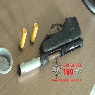 Mulher denuncia arma ilegal do marido após ser agredida