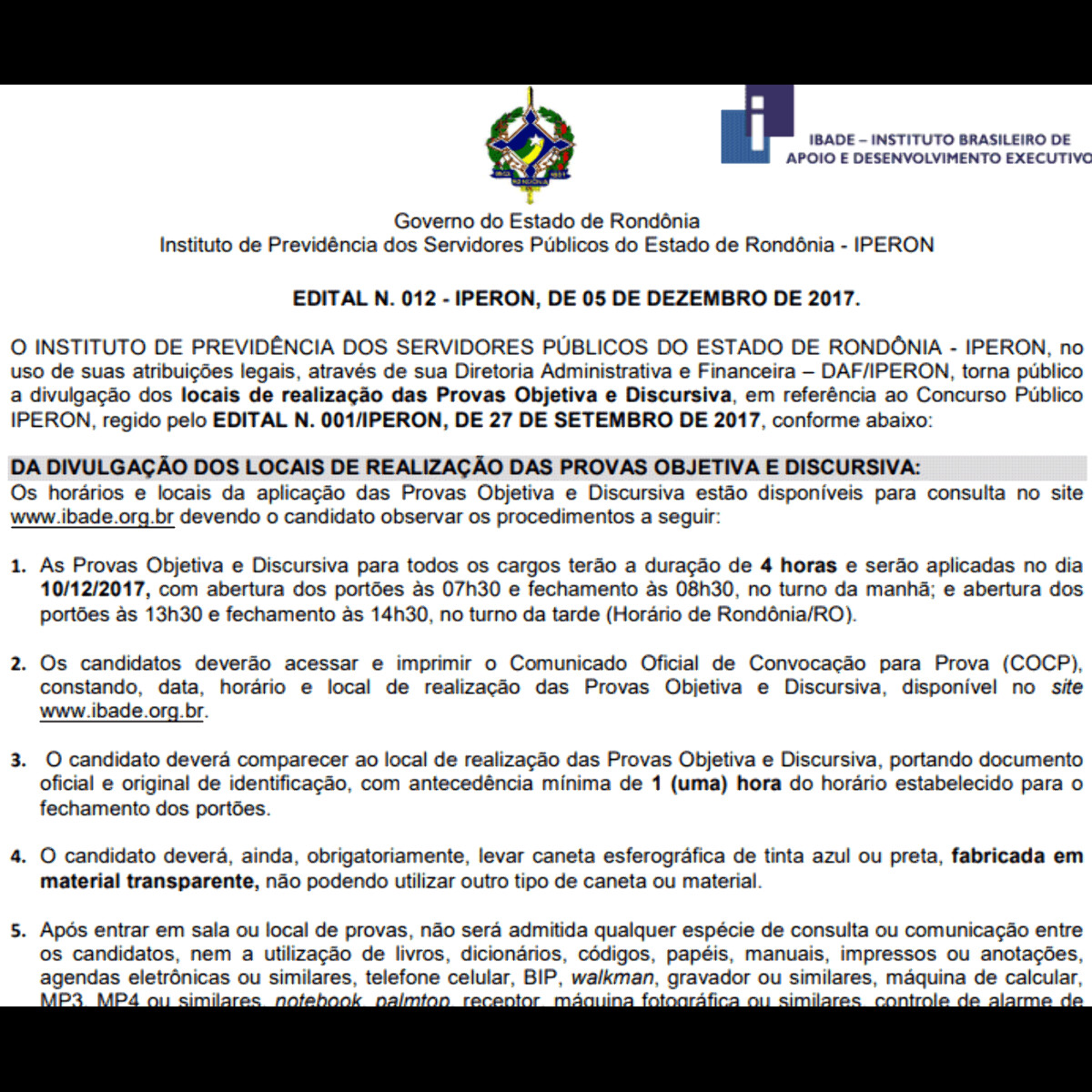 Previdência - IPERON - Governo do Estado de Rondônia - Governo do