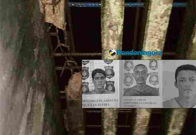 Mais três apenados fogem de presídio na Capital