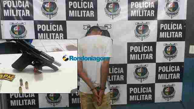 Rapaz que iria matar desafeto é preso em Porto Velho