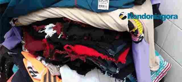 Homem preso com sacola assume ter roubado loja com outros 7 criminosos