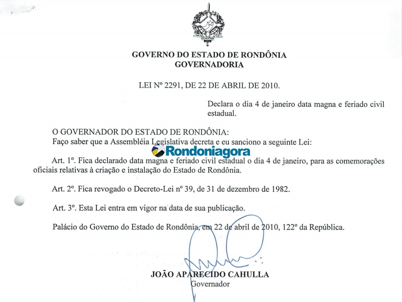 Governo desrespeita Lei de novo e antecipa feriado do 4 de janeiro