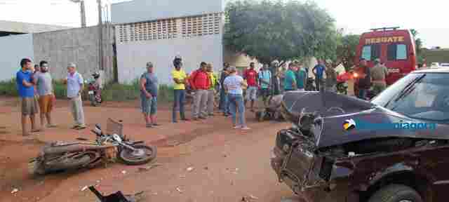 Motociclista fica gravemente ferido em acidente na Capital