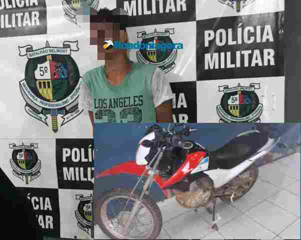 Trabalhador tem moto roubada por adolescente quando entregava conta de energia