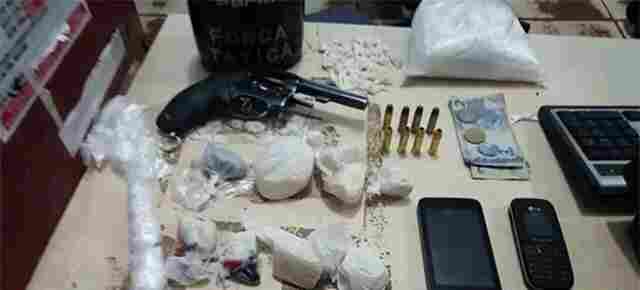 Trio é preso por tráfico e com arma na Zona Leste de Porto Velho