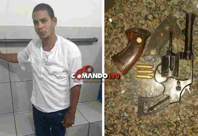 PM prende ex-presidiário roubando motocicleta