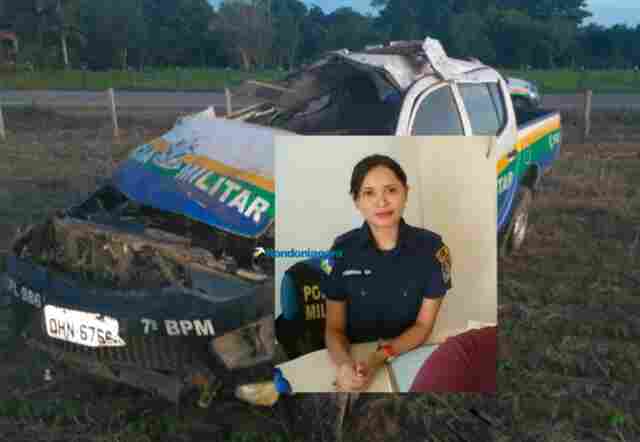 Policial militar morre e outro fica em estado grave em acidente