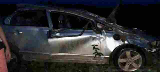 Duas pessoas ficam feridas em acidente na BR-435