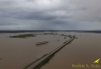 Imagens aéreas mostram dimensão da cheia que atinge a BR-364, em Rondônia, no sentido Acre