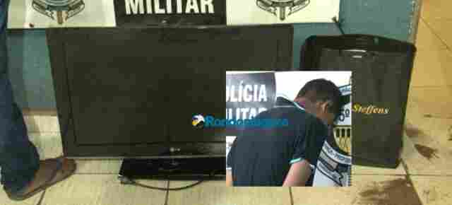 Bandido de 19 anos é preso após roubar residência e aterrorizar família na Zona Leste da capital