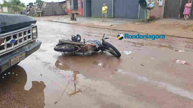 Jovem fica gravemente ferido em acidente na Zona Leste