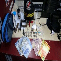 Trio é preso com várias porções de cocaína e maconha na Zona Sul da capital