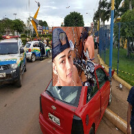 Motorista bêbado avança sinal, mata um e fere gravemente jovem em Porto Velho; fotos