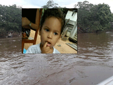 Encontrado corpo de criança que se afogou no Rio Machado