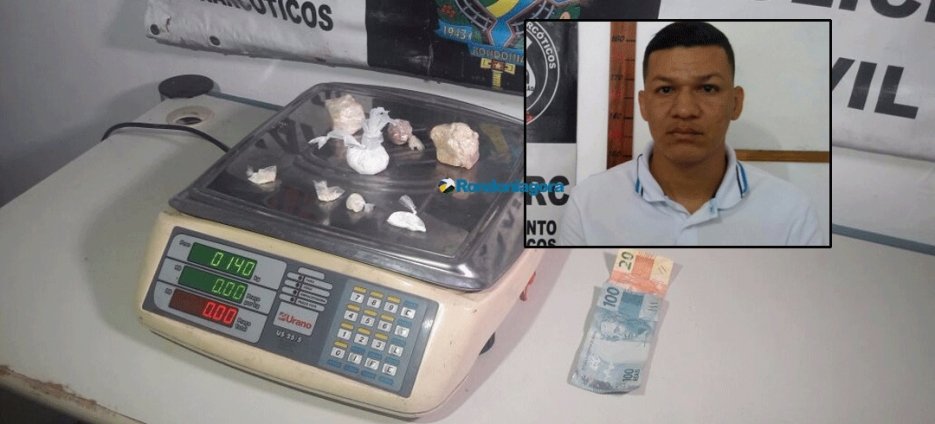 Denarc prende homem com várias porções de cocaína e óxi enterradas em quintal de residência