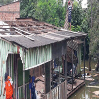 Número de famílias desabrigadas pela cheia do Madeira sobe para 28; nível do rio chega a 16,31m
