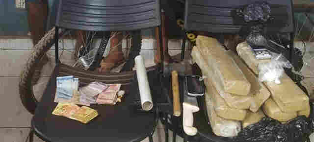 Trio é preso com 15 quilos de droga em Porto Velho
