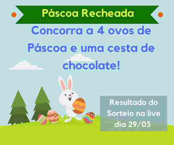 Participe e ganhe prêmios na promoção Páscoa Recheada