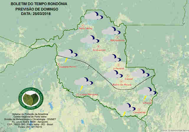 Sipam prevê chegada de friagem neste fim de semana em Rondônia