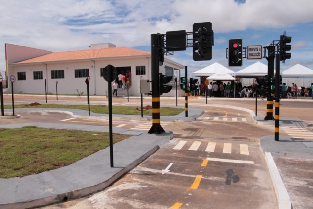Primeira pista de teste veicular de Rondônia e minicidade de trânsito são inauguradas
