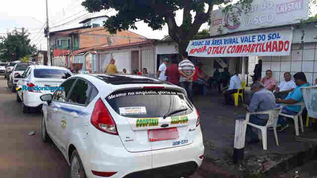 Compartilhado: Taxistas se mobilizam para acompanhar votação definitiva de projeto na Câmara