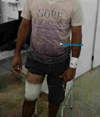 Homem é baleado por desconhecido em frente a escola