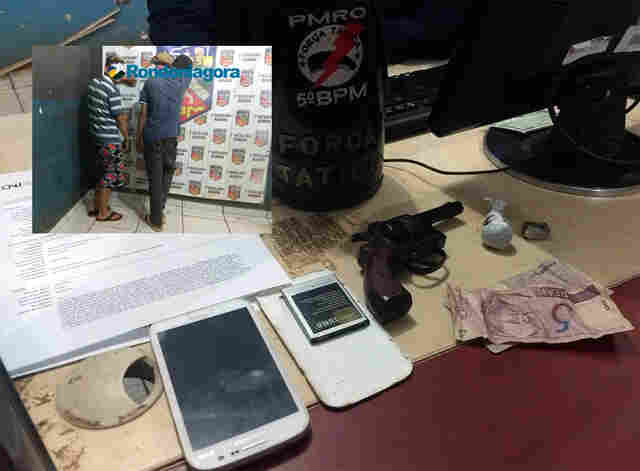 Dupla é presa após roubar celular de estudante na Zona Leste