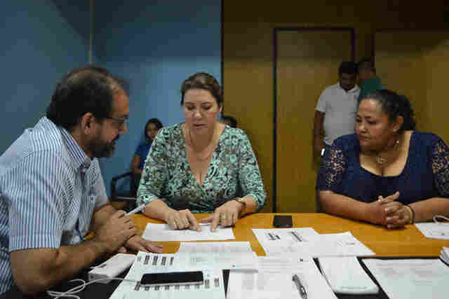 Laerte Gomes participa da cerimônia de liberação da ordem de serviço para reforma do Tudo Aqui de JI-Paraná