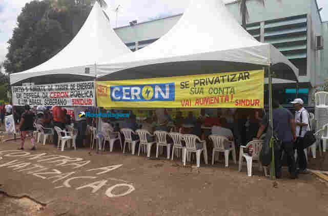 Trabalhadores da Eletrobras paralisam atividades em Rondônia por 24 horas