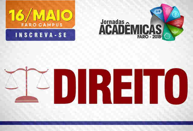 Faro abre inscrições para Jornada Acadêmica de Direito 2018