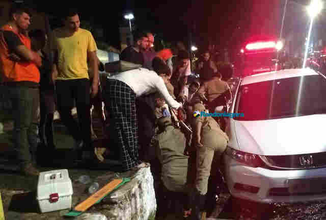 Idosa cai e fica presa em bueiro aberto em Porto Velho