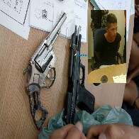 Bandido que atirou 9 vezes em PM é preso com arma do crime