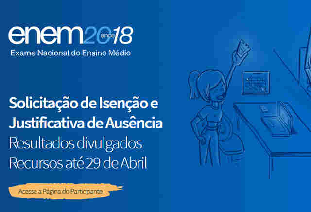 MEC divulga relação de candidatos isentos para o ENEM