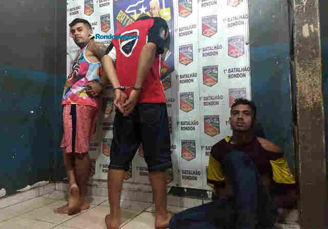 Trio é preso após roubar celulares na Zona Sul de Porto Velho
