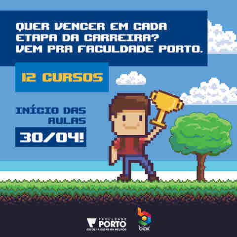 Interessados podem ingressar na Faculdade Porto ainda no semestre 2018/1; 12 cursos disponíveis