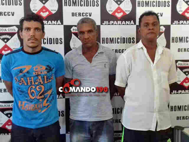 Polícia Civil prende três suspeitos de matar usuário de drogas em Ji-Paraná