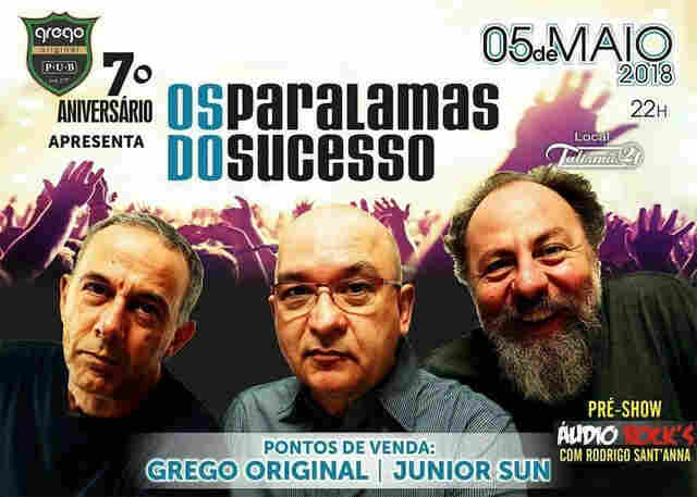 Ganhe ingressos para o show do Paralamas do Sucesso neste sábado